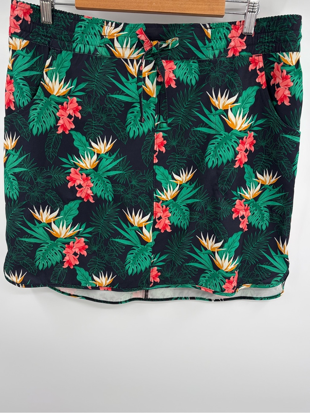 Duluth Trading Dier Genius tropical quick dry skirt women’s L casual vacation